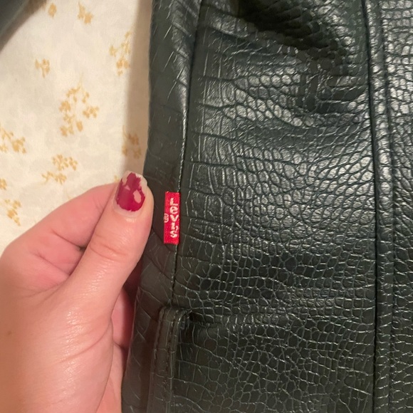 Levi’s Faux Leather Moto Jacket - Picture 8 of 9